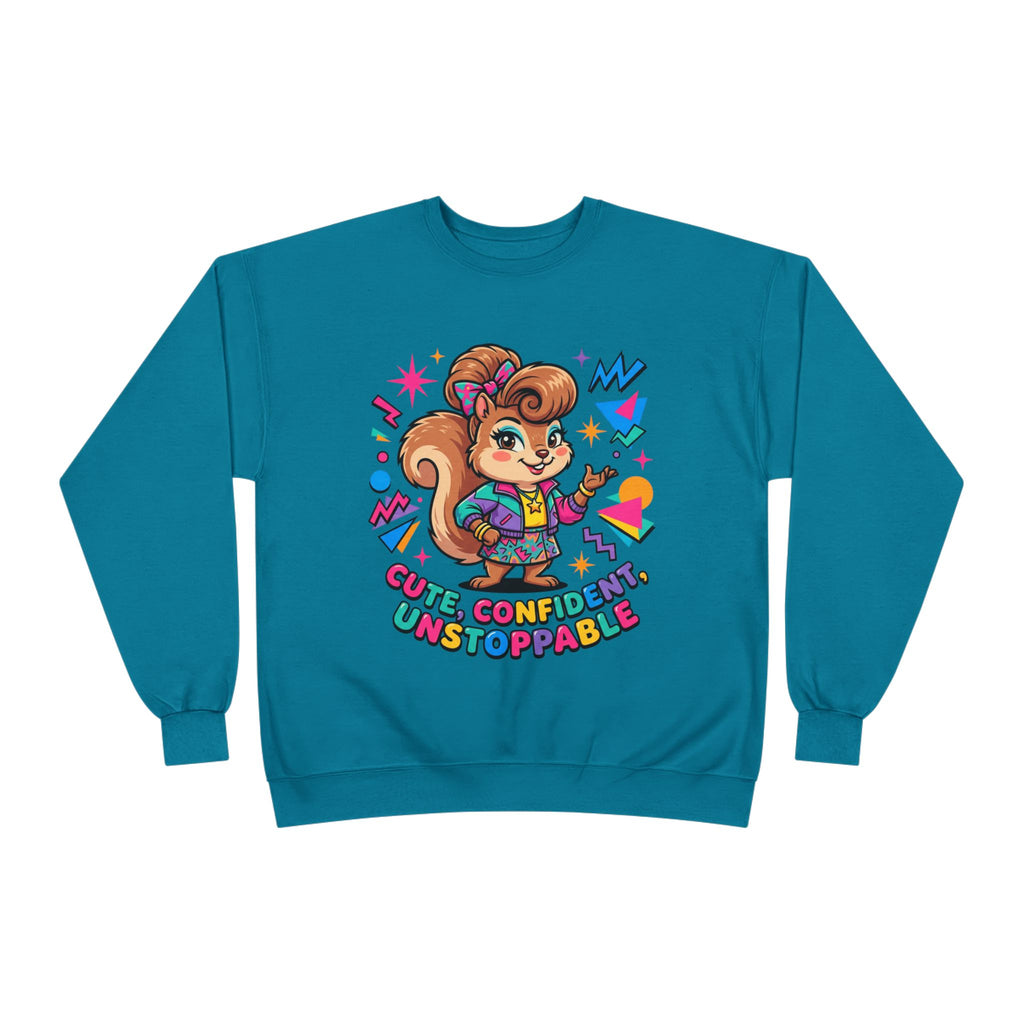 “Cute, Unstoppable” Unisex EcoSmart® Crewneck Sweatshirt