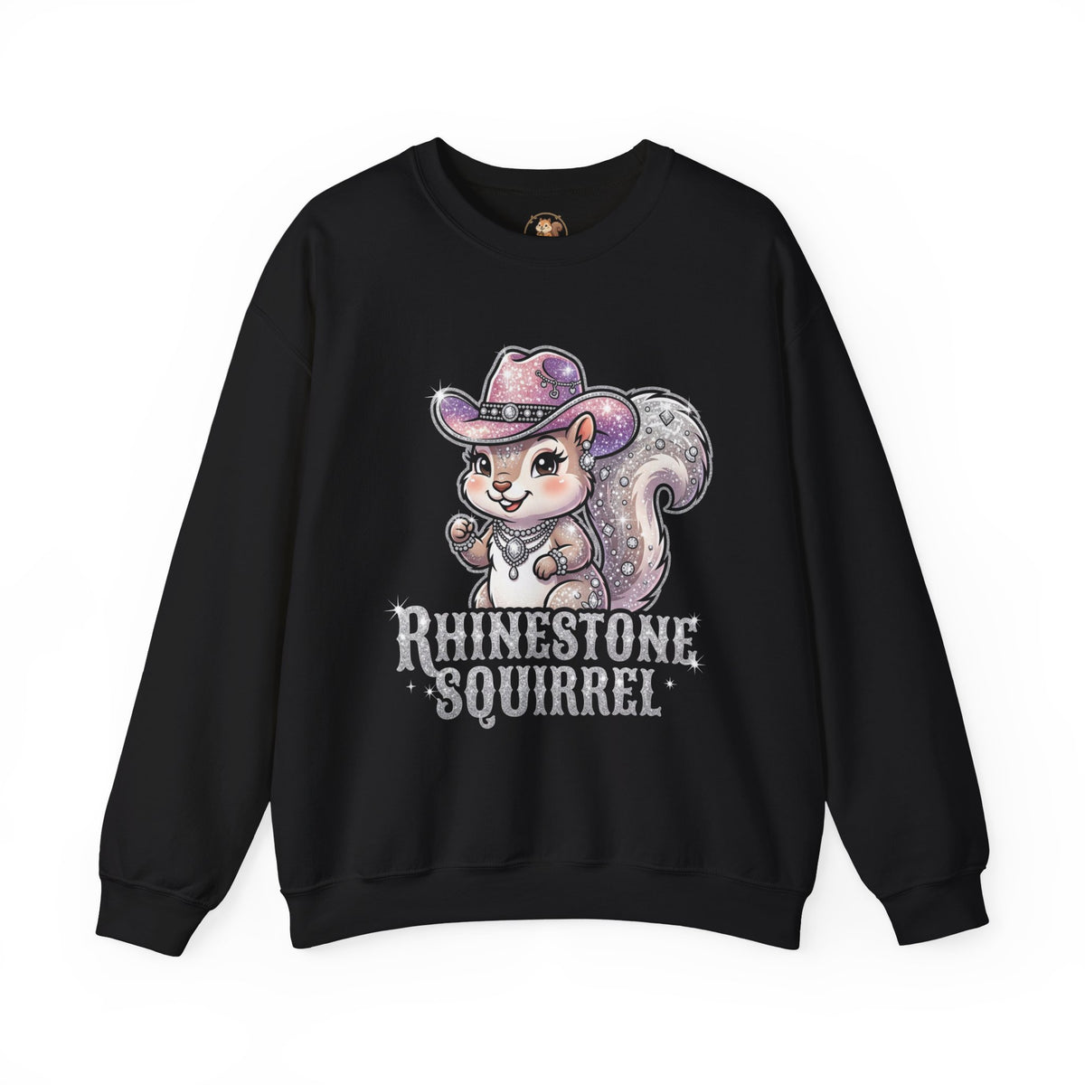 Rhinestone Squirrel Unisex Heavy Blend™ Crewneck Sweatshirt