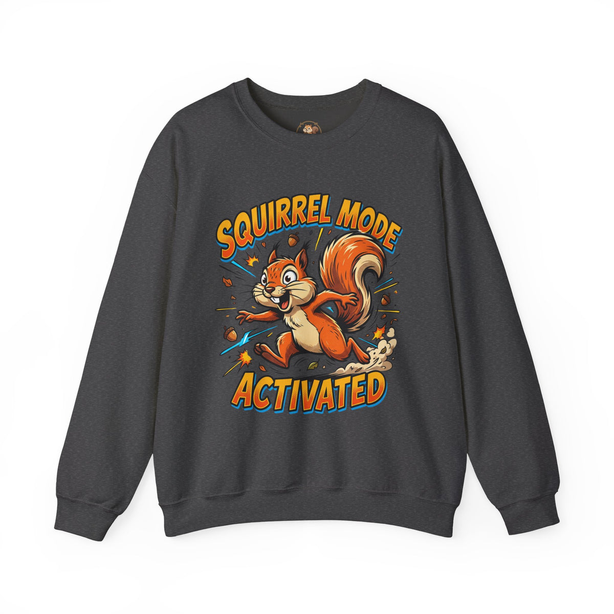 "Squirrel Mode Activated" Unisex Heavy Blend™ Crewneck Sweatshirt