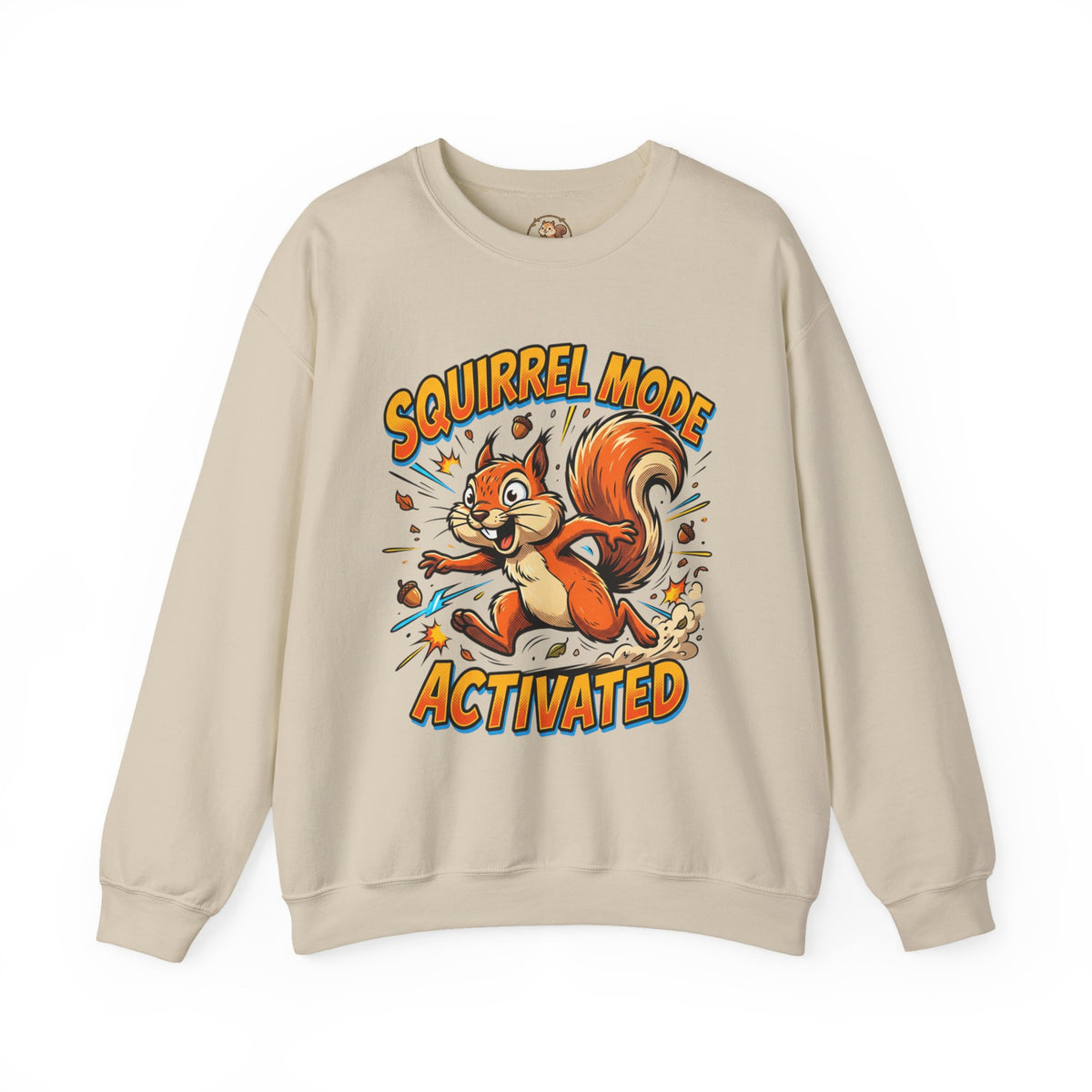 "Squirrel Mode Activated" Unisex Heavy Blend™ Crewneck Sweatshirt