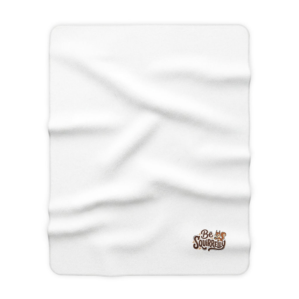 "Be Squirrelly" Deluxe Sherpa Fleece Blanket