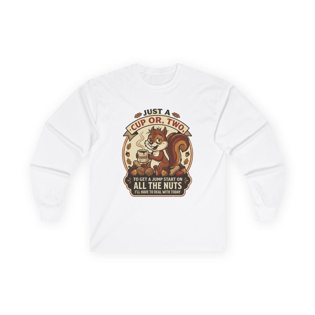 “A Cup or Two” Unisex Ultra Cotton Long Sleeve Tee