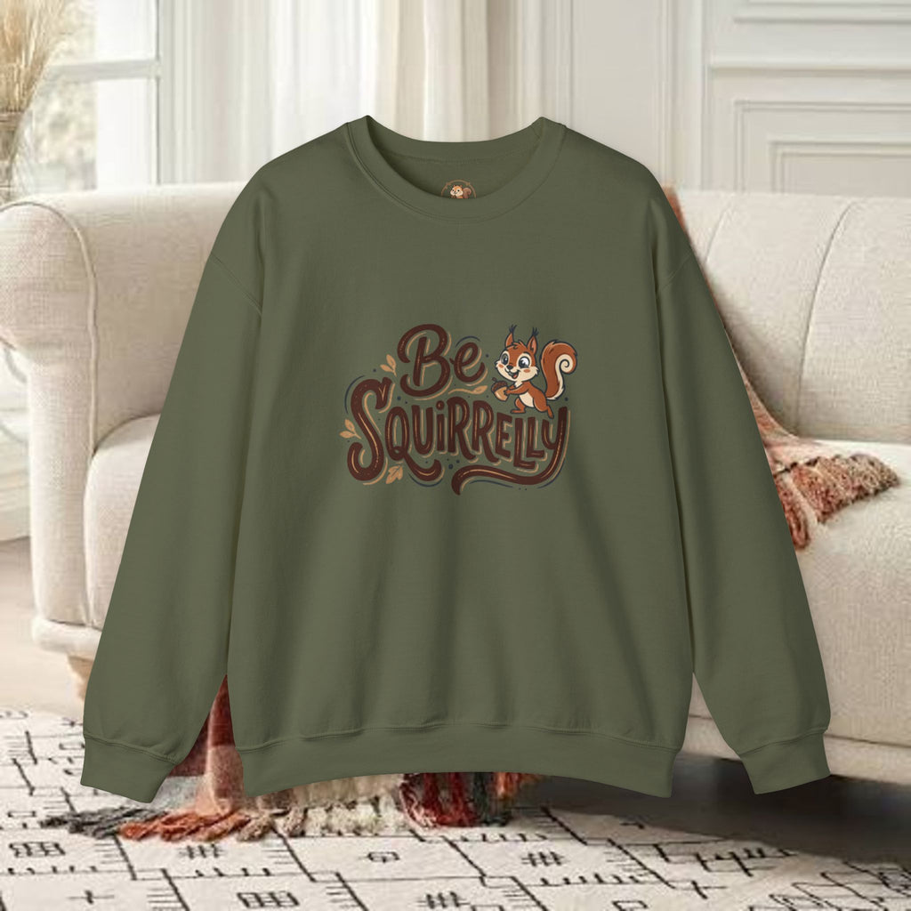 "Be Squirrelly" Unisex Heavy Blend™ Crewneck Sweatshirt