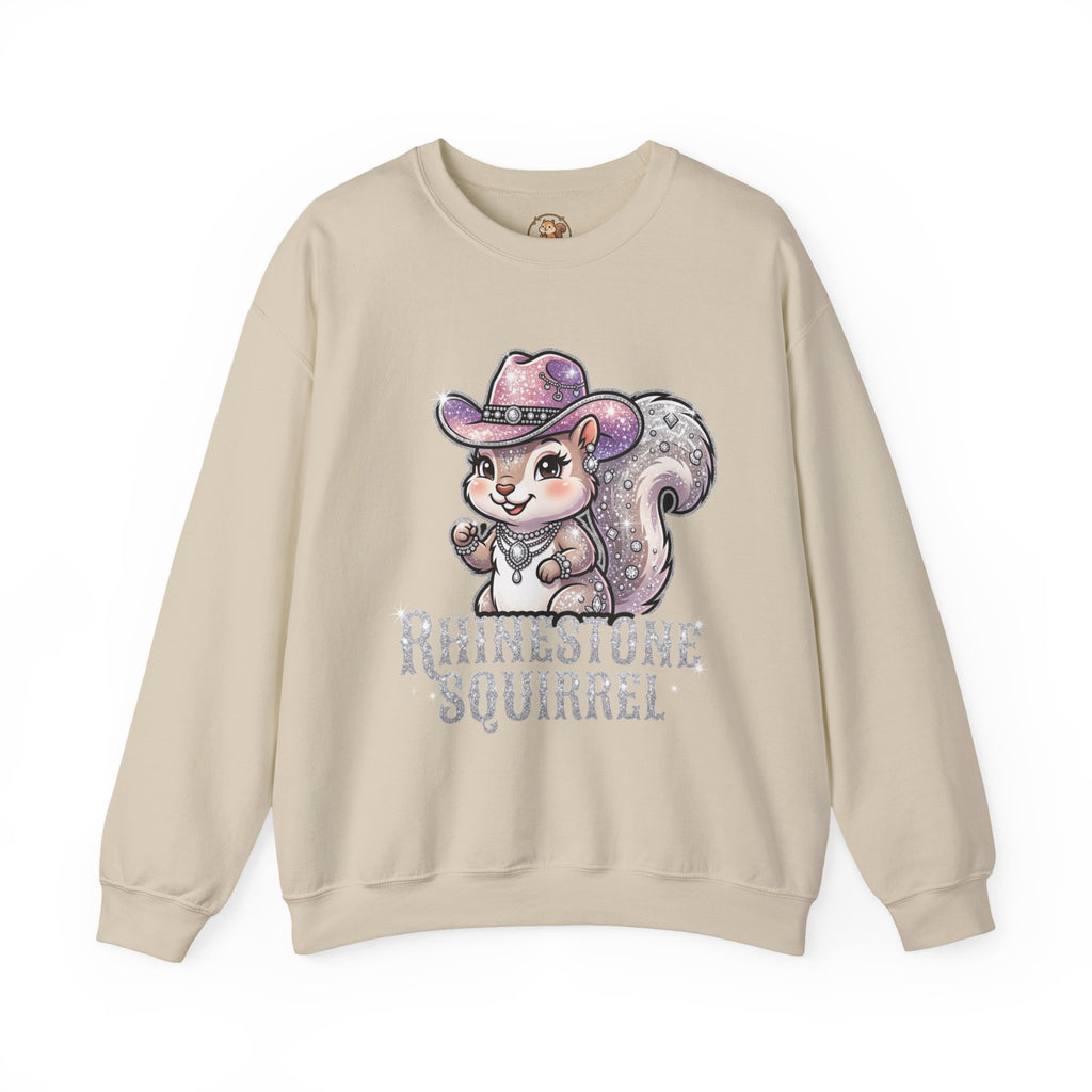 Rhinestone Squirrel Unisex Heavy Blend™ Crewneck Sweatshirt