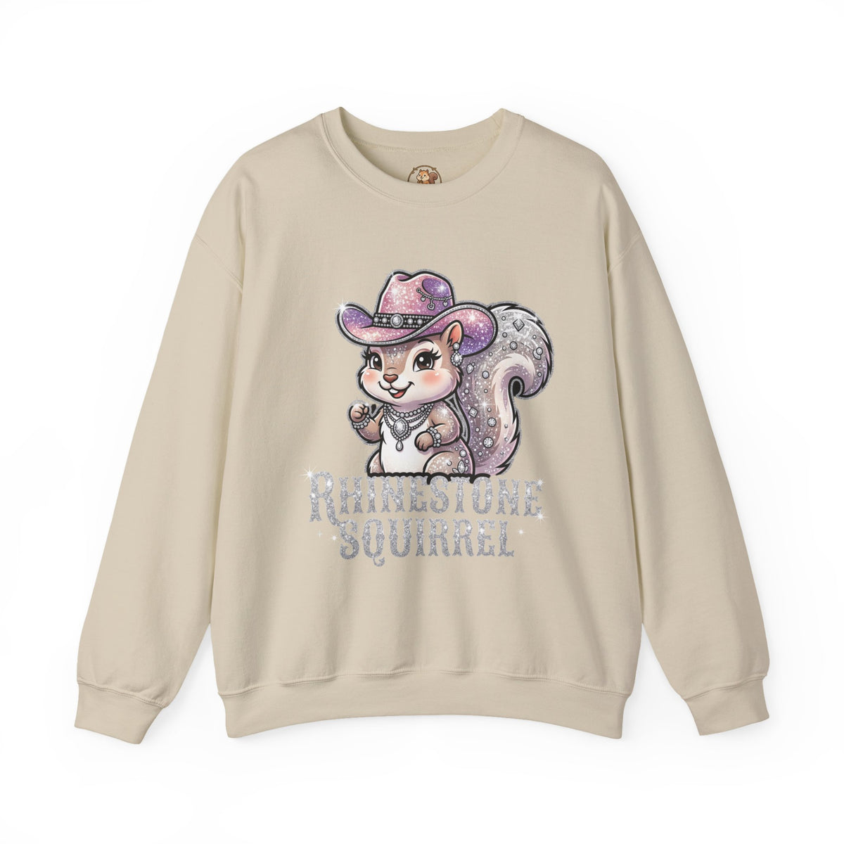 Rhinestone Squirrel Unisex Heavy Blend™ Crewneck Sweatshirt
