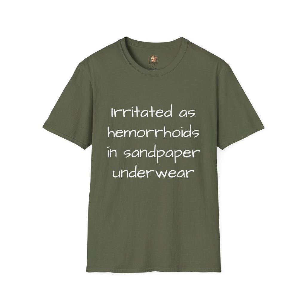 “Sandpaper Underwear” Unisex Softstyle T-Shirt