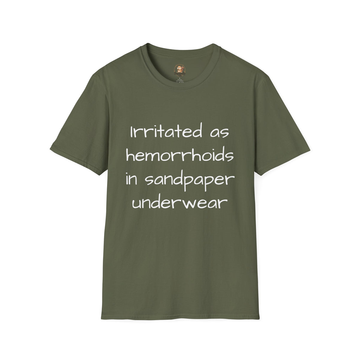 “Sandpaper Underwear” Unisex Softstyle T-Shirt