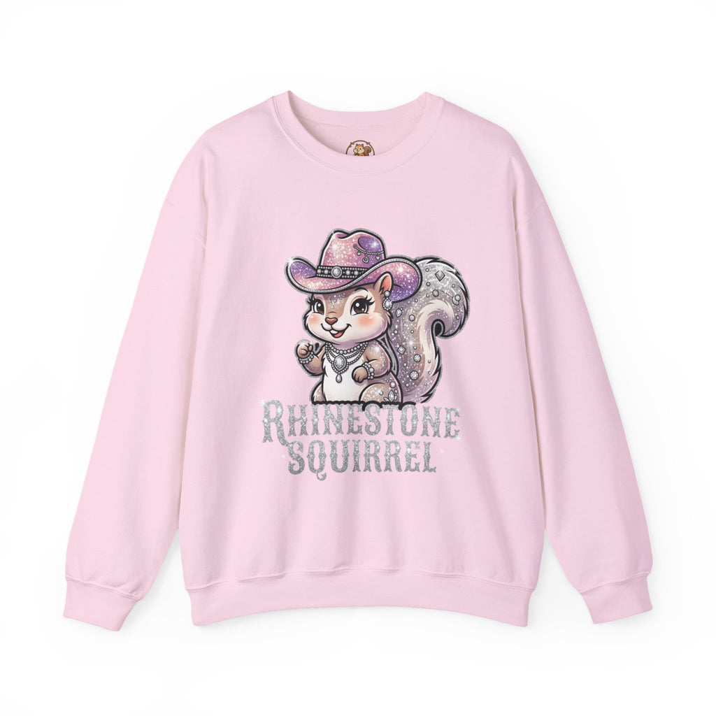 Rhinestone Squirrel Unisex Heavy Blend™ Crewneck Sweatshirt