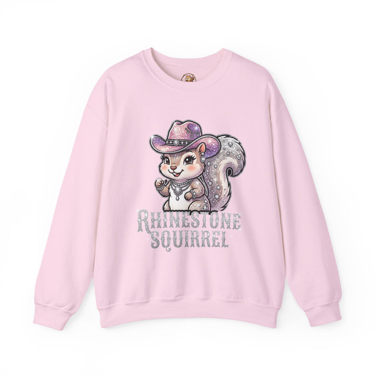 Rhinestone Squirrel Unisex Heavy Blend™ Crewneck Sweatshirt