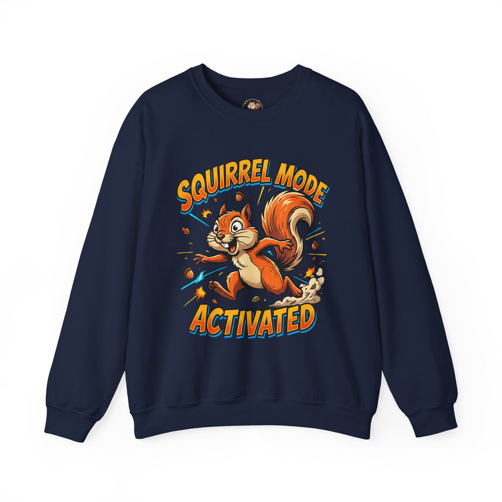 "Squirrel Mode Activated" Unisex Heavy Blend™ Crewneck Sweatshirt