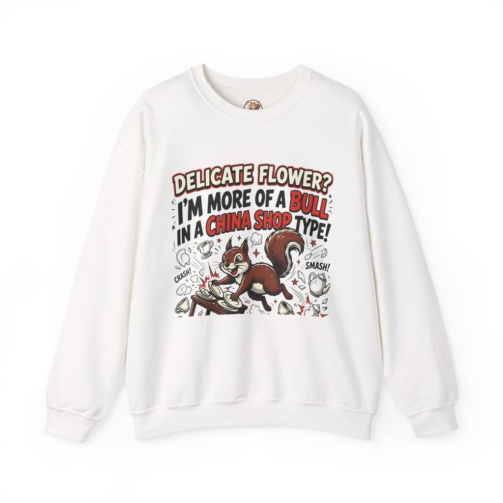 “Bull in a China Shop” Unisex Heavy Blend™ Crewneck Sweatshirt