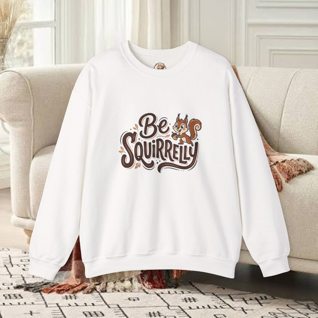 "Be Squirrelly" Unisex Heavy Blend™ Crewneck Sweatshirt