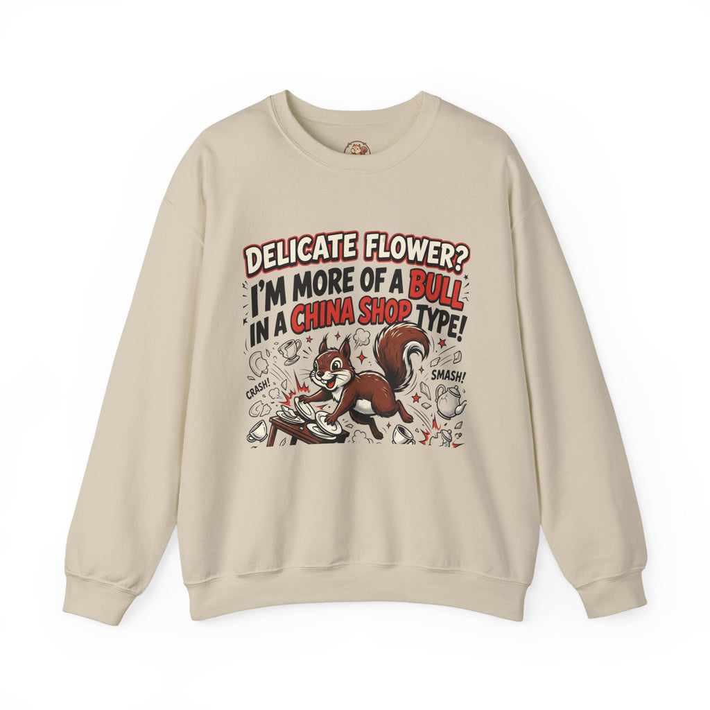“Bull in a China Shop” Unisex Heavy Blend™ Crewneck Sweatshirt
