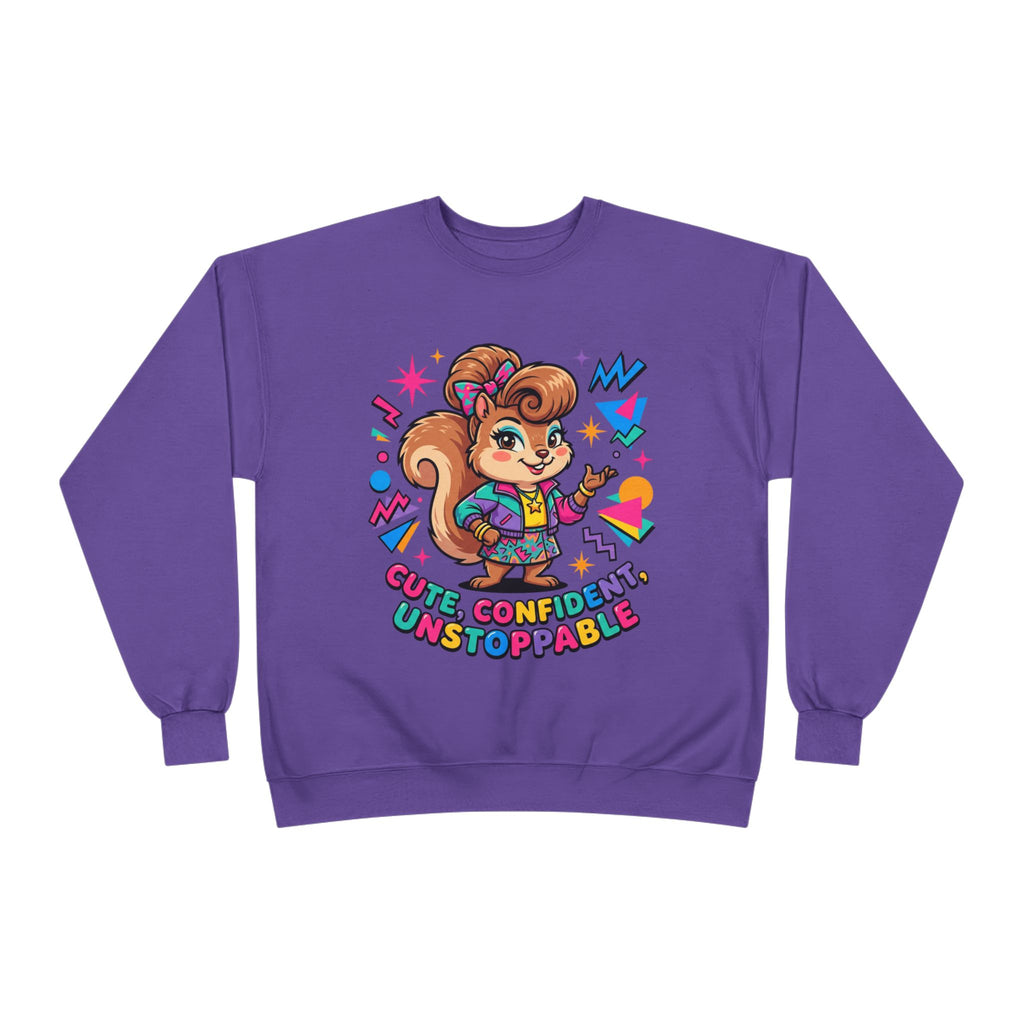 “Cute, Unstoppable” Unisex EcoSmart® Crewneck Sweatshirt