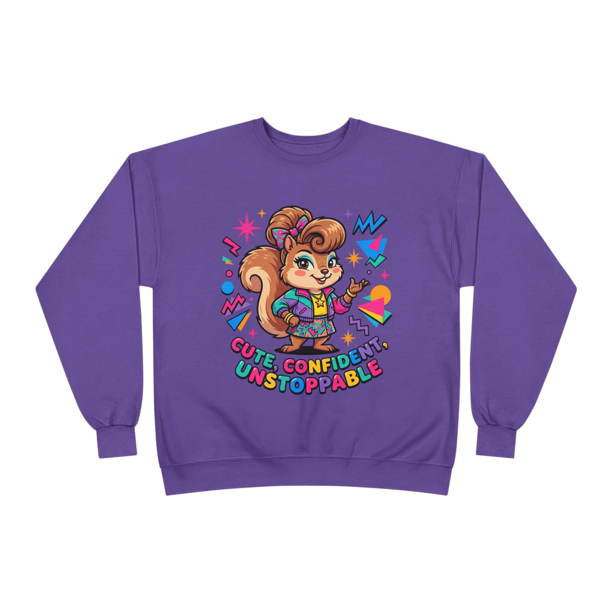 “Cute, Unstoppable” Unisex EcoSmart® Crewneck Sweatshirt