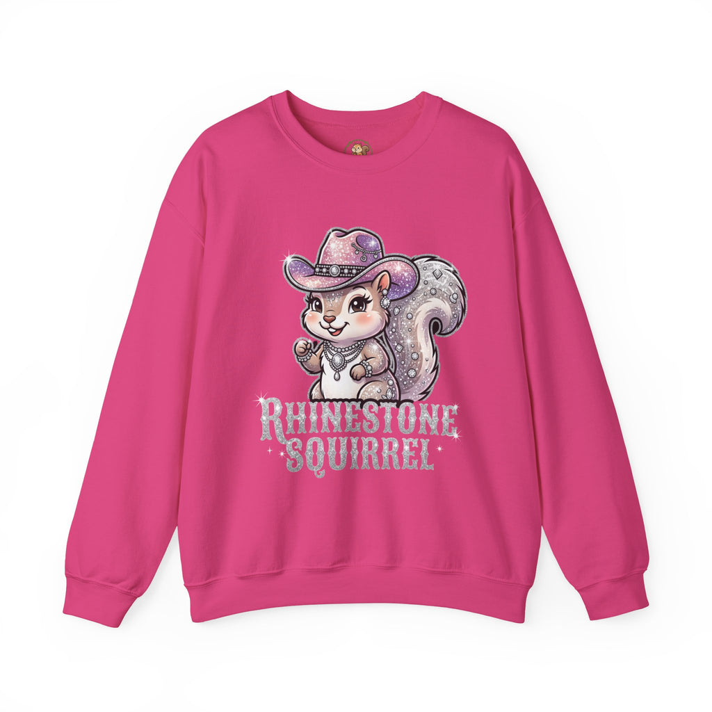 Rhinestone Squirrel Unisex Heavy Blend™ Crewneck Sweatshirt