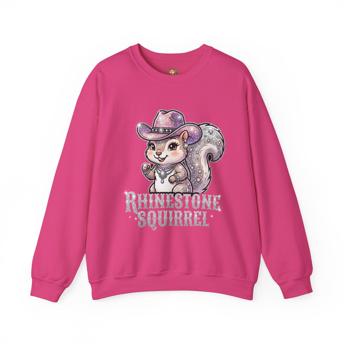 Rhinestone Squirrel Unisex Heavy Blend™ Crewneck Sweatshirt