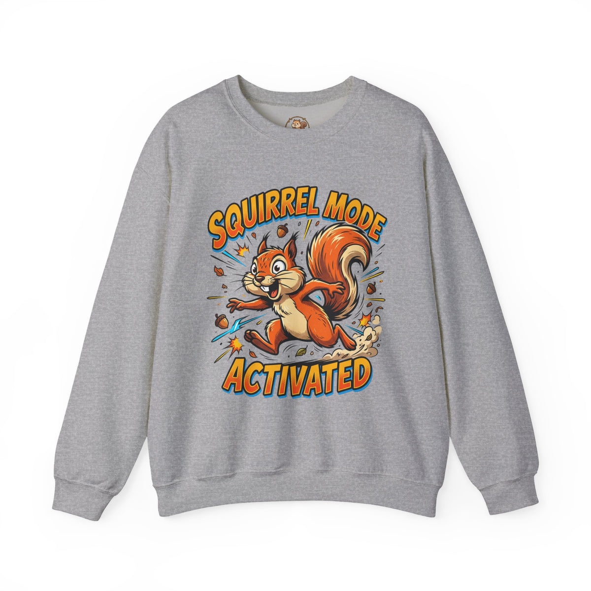 "Squirrel Mode Activated" Unisex Heavy Blend™ Crewneck Sweatshirt