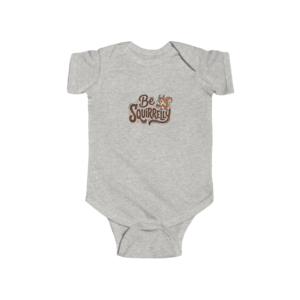“Be Squirrelly” Infant Fine Jersey Bodysuit