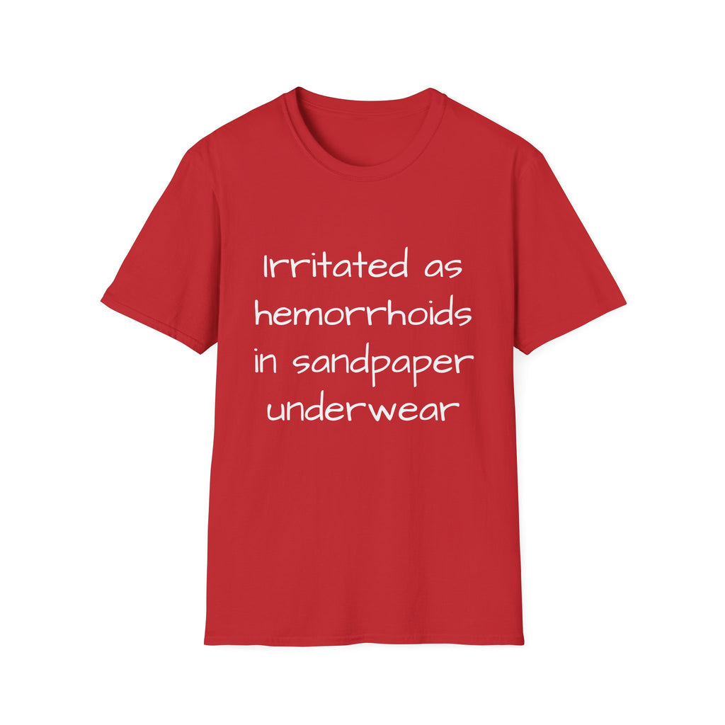 “Sandpaper Underwear” Unisex Softstyle T-Shirt