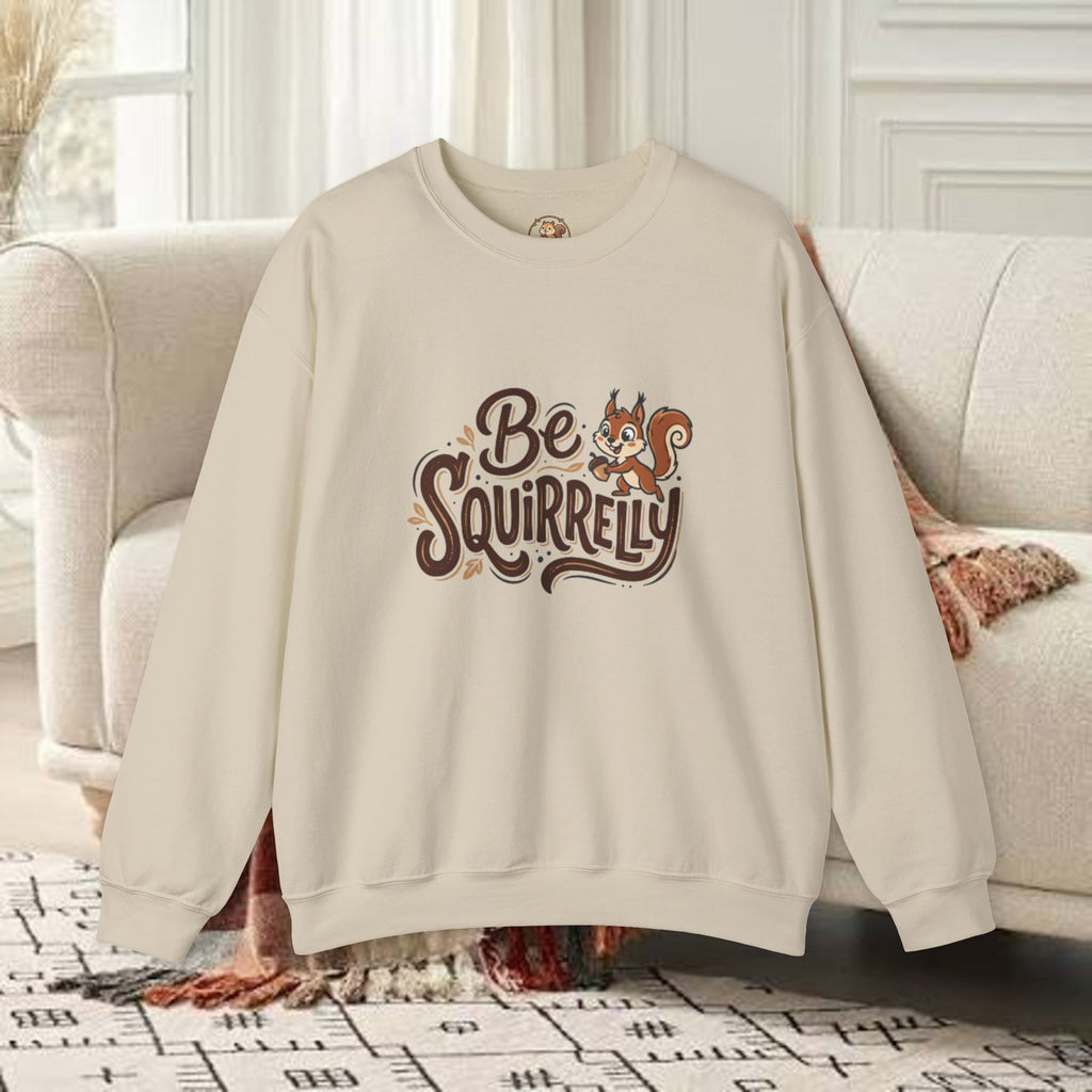 "Be Squirrelly" Unisex Heavy Blend™ Crewneck Sweatshirt