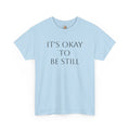 "Its Okay to be Still" Adult Unisex Heavy Cotton Tee