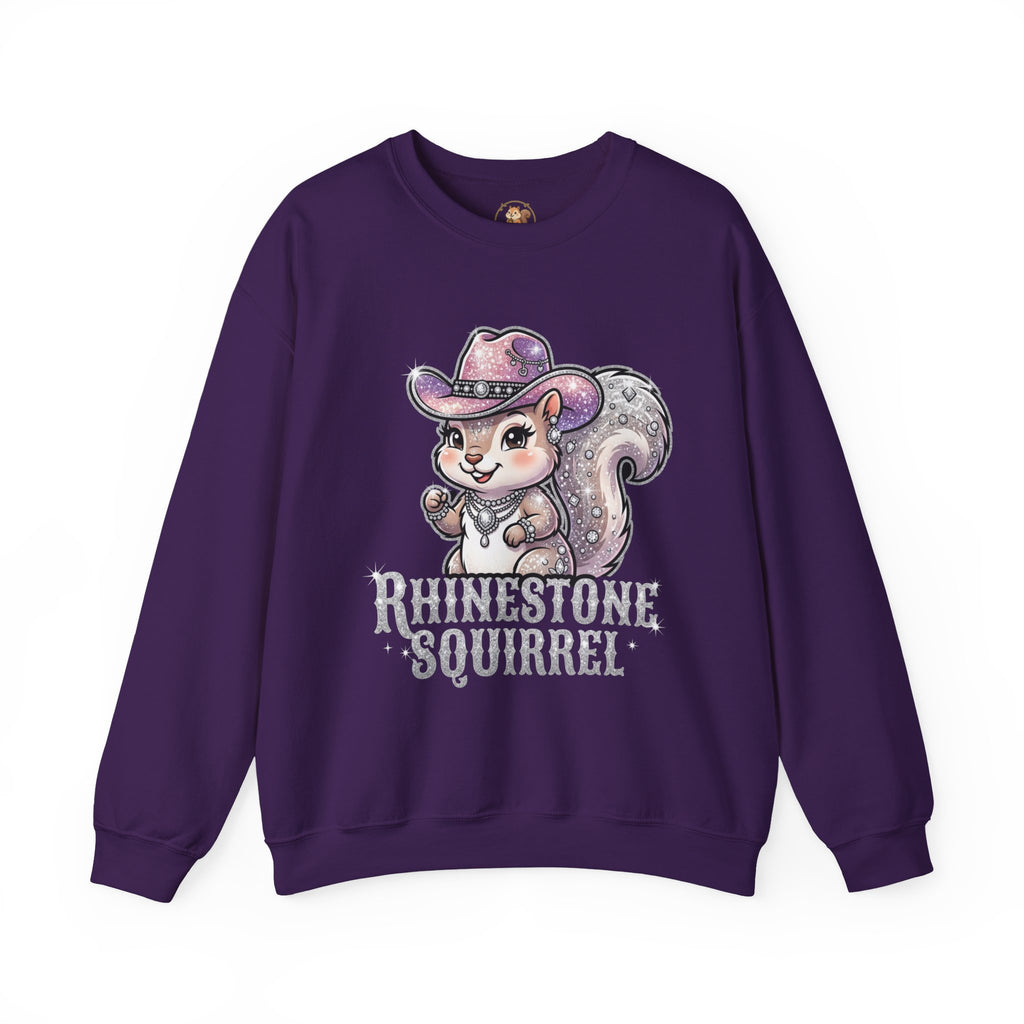 Rhinestone Squirrel Unisex Heavy Blend™ Crewneck Sweatshirt