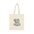 "Keep Calm and Scamper On" Canvas Tote Bag
