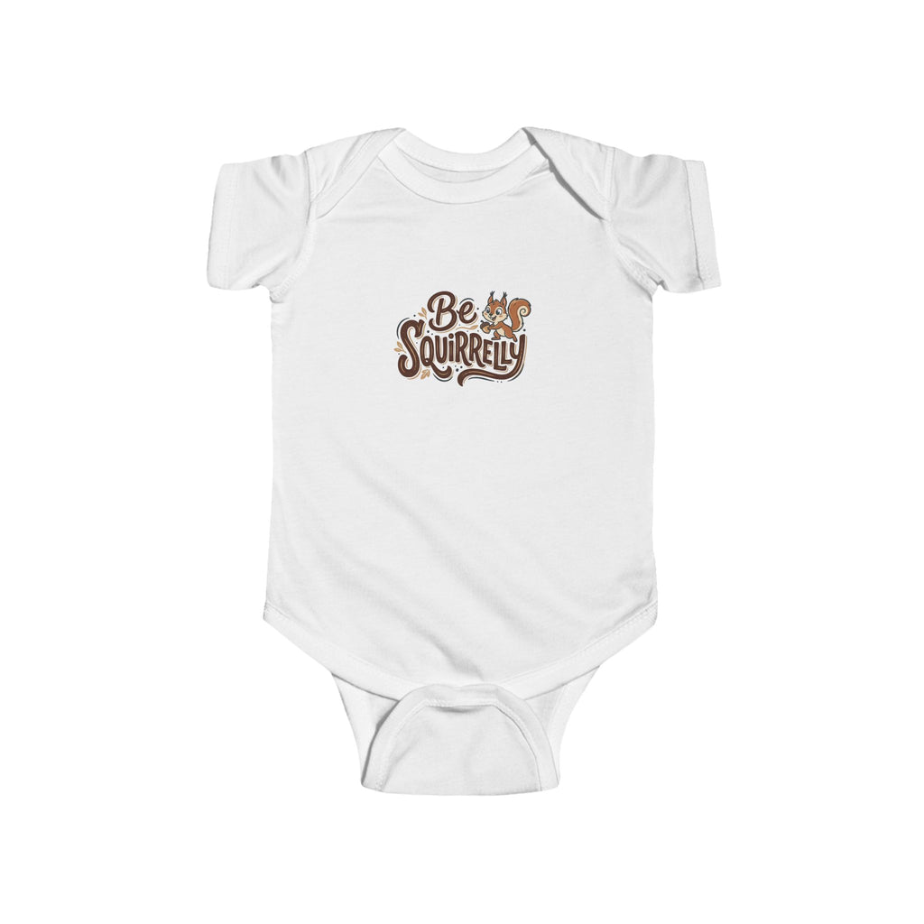 “Be Squirrelly” Infant Fine Jersey Bodysuit