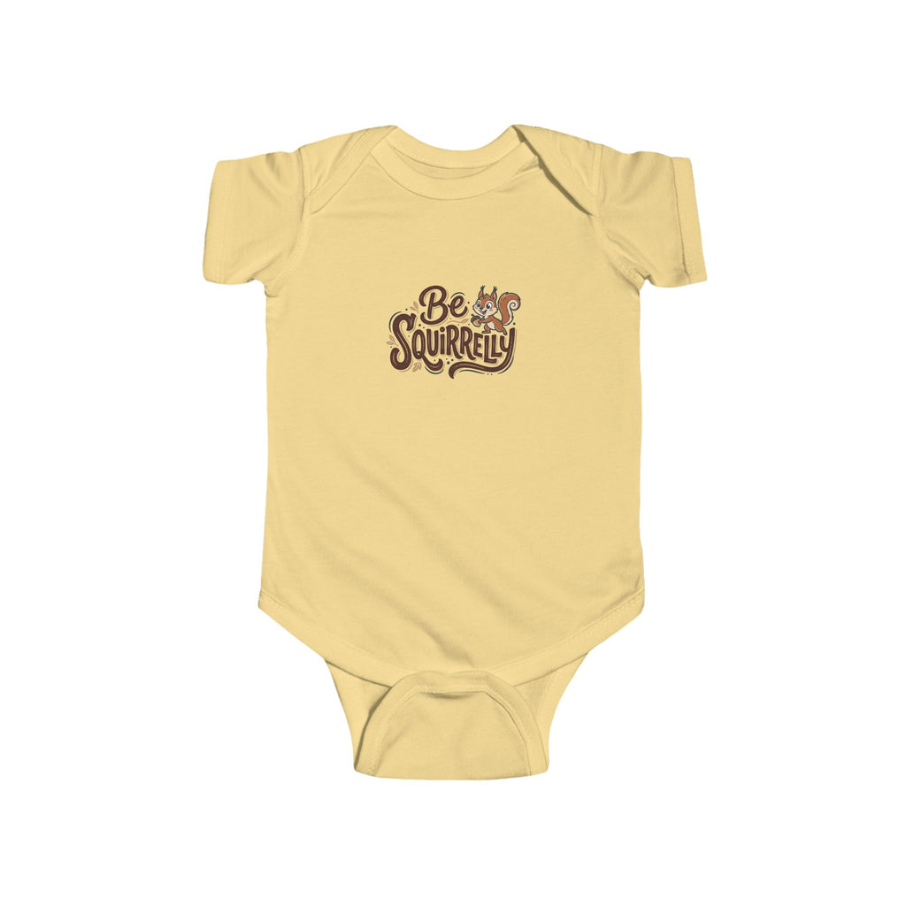 “Be Squirrelly” Infant Fine Jersey Bodysuit