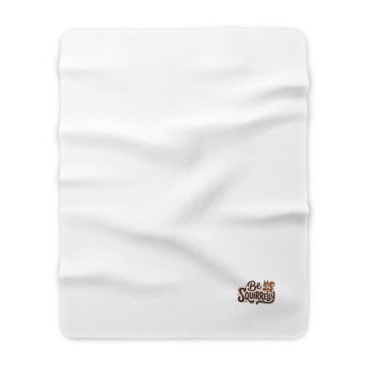 "Be Squirrelly" Deluxe Sherpa Fleece Blanket