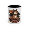 "Happy Halloween" Bat Squirrel Coffee Mug — Cute Spooky Accent Mug (11/15oz)