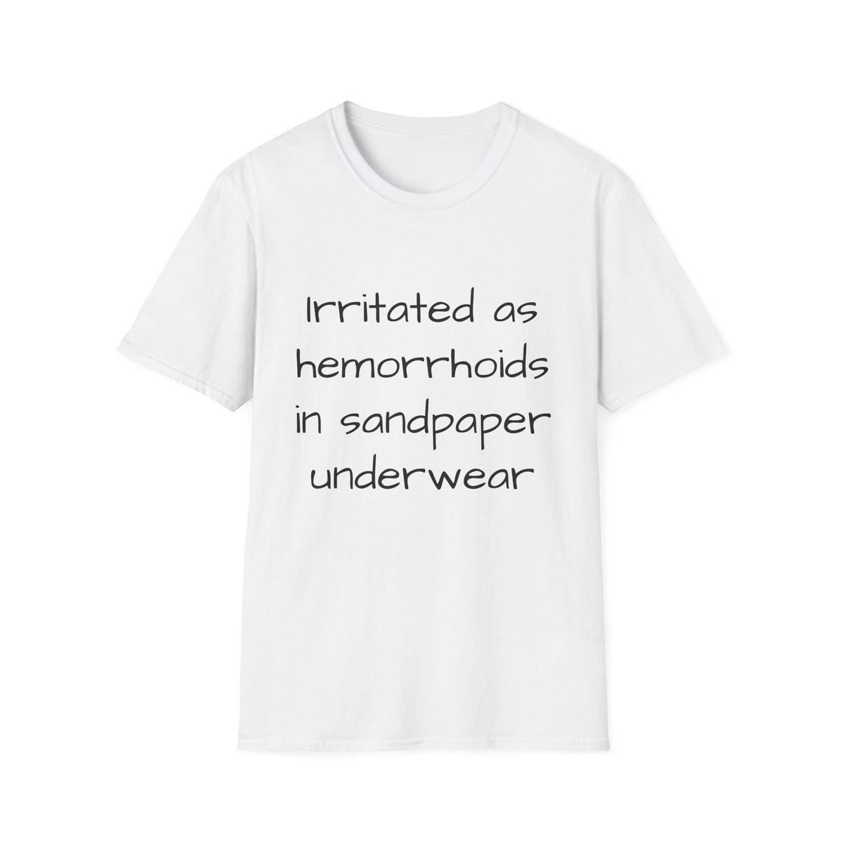 “Sandpaper Underwear” Unisex Softstyle T-Shirt